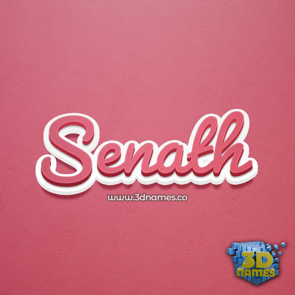 senath in Red Scribble style - 3D name wallpaper senath in Red Scribble style - 3D name wallpaper