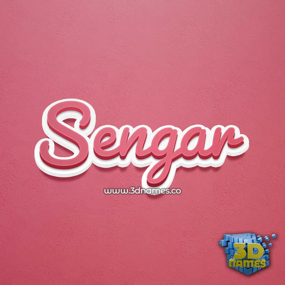 sengar in Red Scribble style - 3D name wallpaper sengar in Red Scribble style - 3D name wallpaper