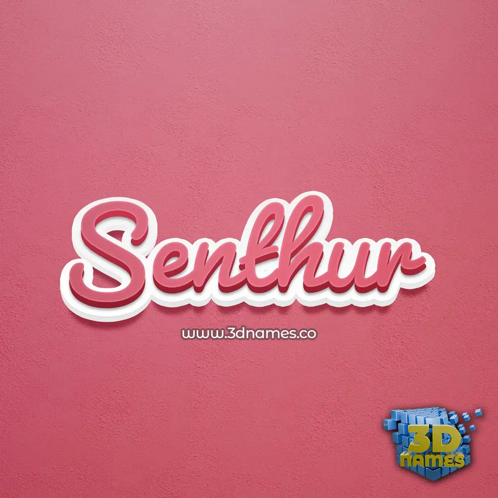 senthur in Red Scribble style - 3D name wallpaper senthur in Red Scribble style - 3D name wallpaper