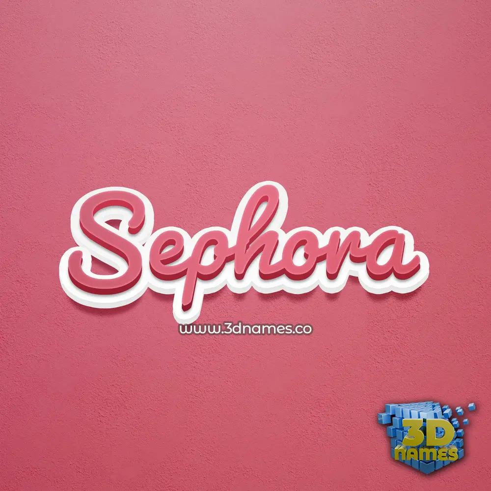 sephora in Red Scribble style - 3D name wallpaper sephora in Red Scribble style - 3D name wallpaper