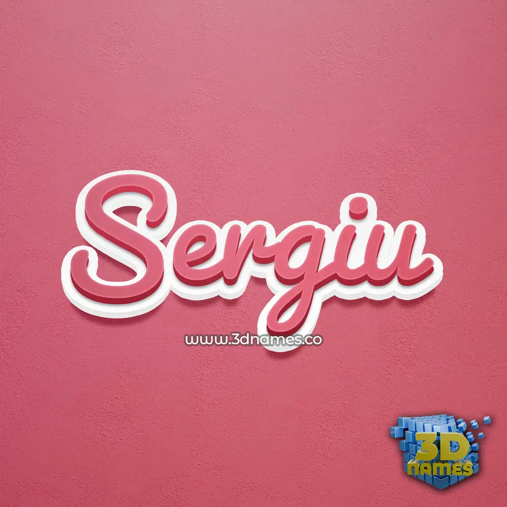 sergiu in Red Scribble style - 3D name wallpaper sergiu in Red Scribble style - 3D name wallpaper