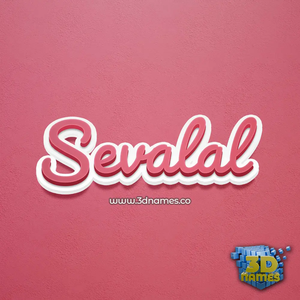 sevalal in Red Scribble style - 3D name wallpaper sevalal in Red Scribble style - 3D name wallpaper