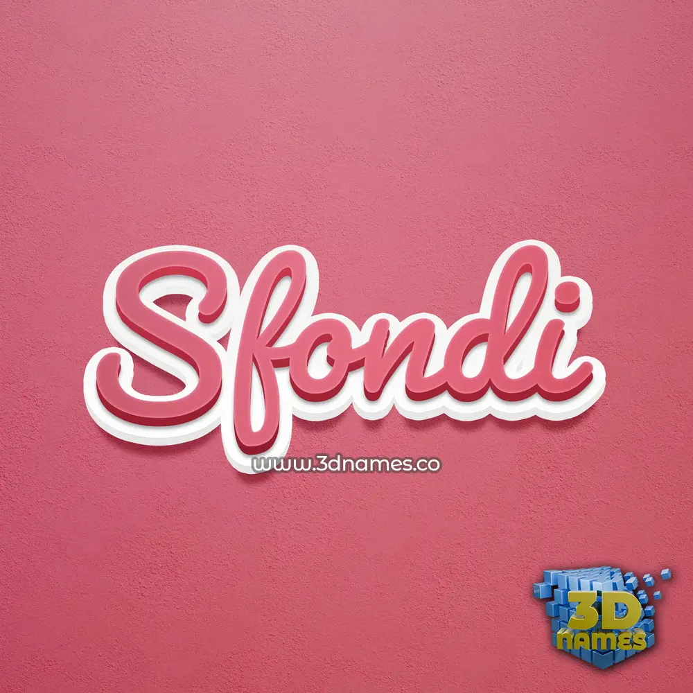 sfondi in Red Scribble style - 3D name wallpaper