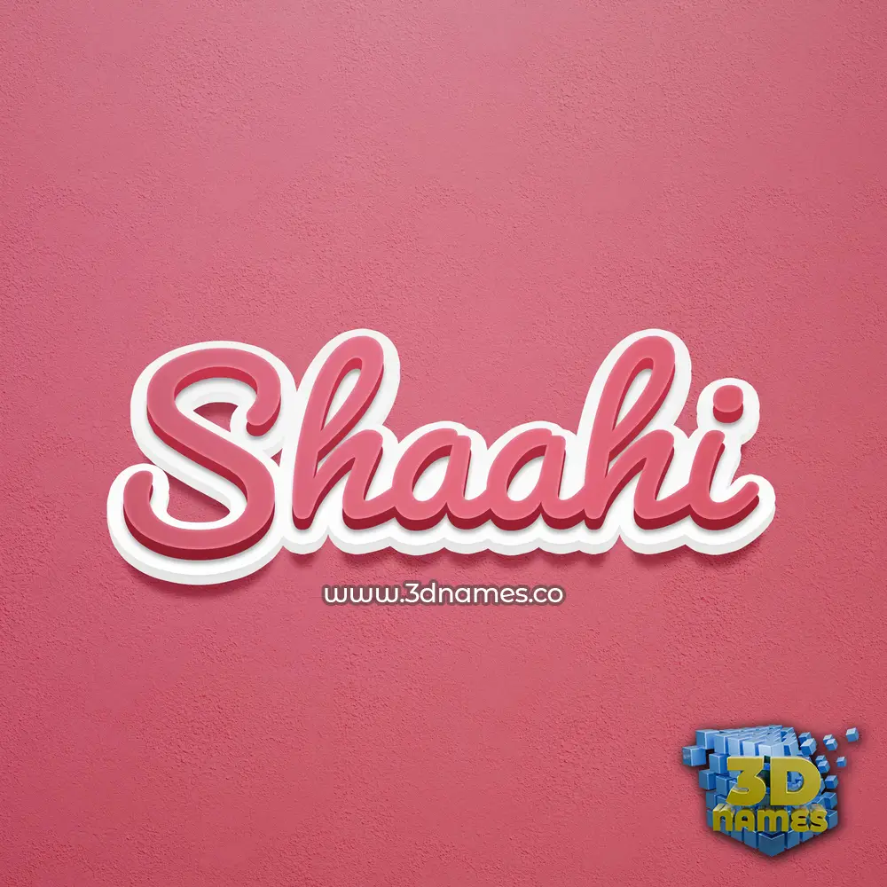 shaahi in Red Scribble style - 3D name wallpaper shaahi in Red Scribble style - 3D name wallpaper