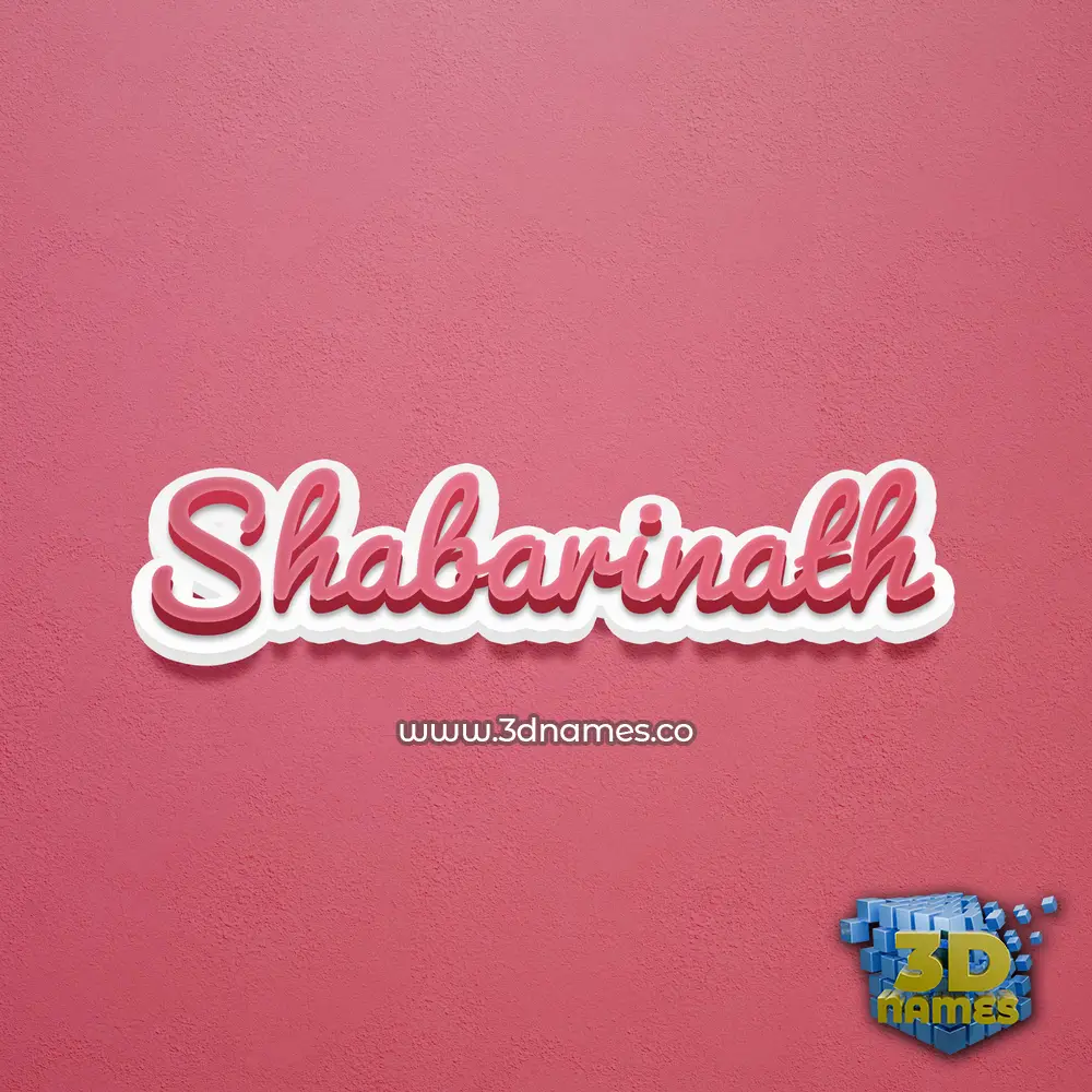 shabarinath in Red Scribble style - 3D name wallpaper shabarinath in Red Scribble style - 3D name wallpaper