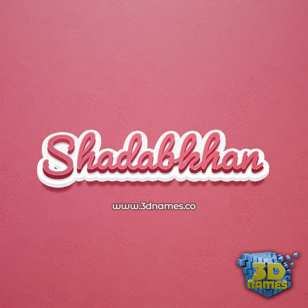shadabkhan in Red Scribble style - 3D name wallpaper shadabkhan in Red Scribble style - 3D name wallpaper