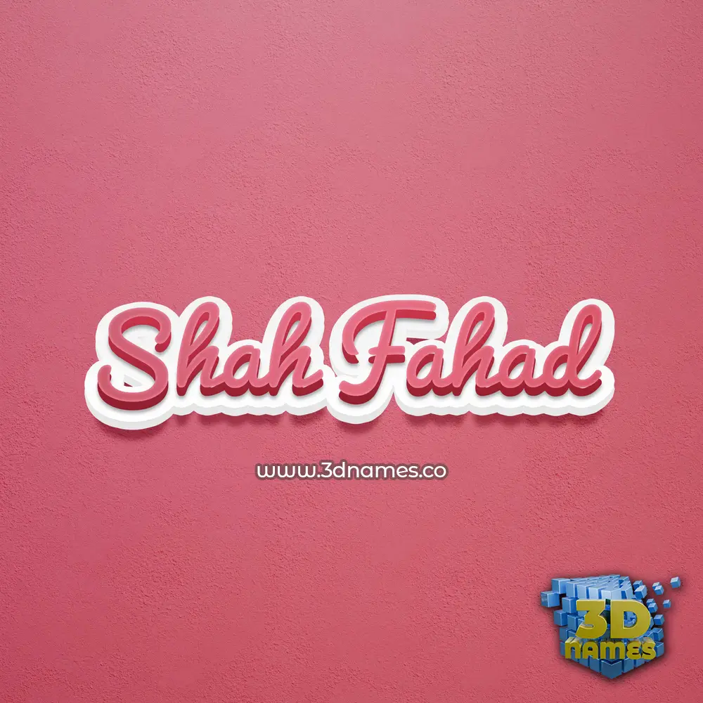 shah fahad in Red Scribble style - 3D name wallpaper shah fahad in Red Scribble style - 3D name wallpaper