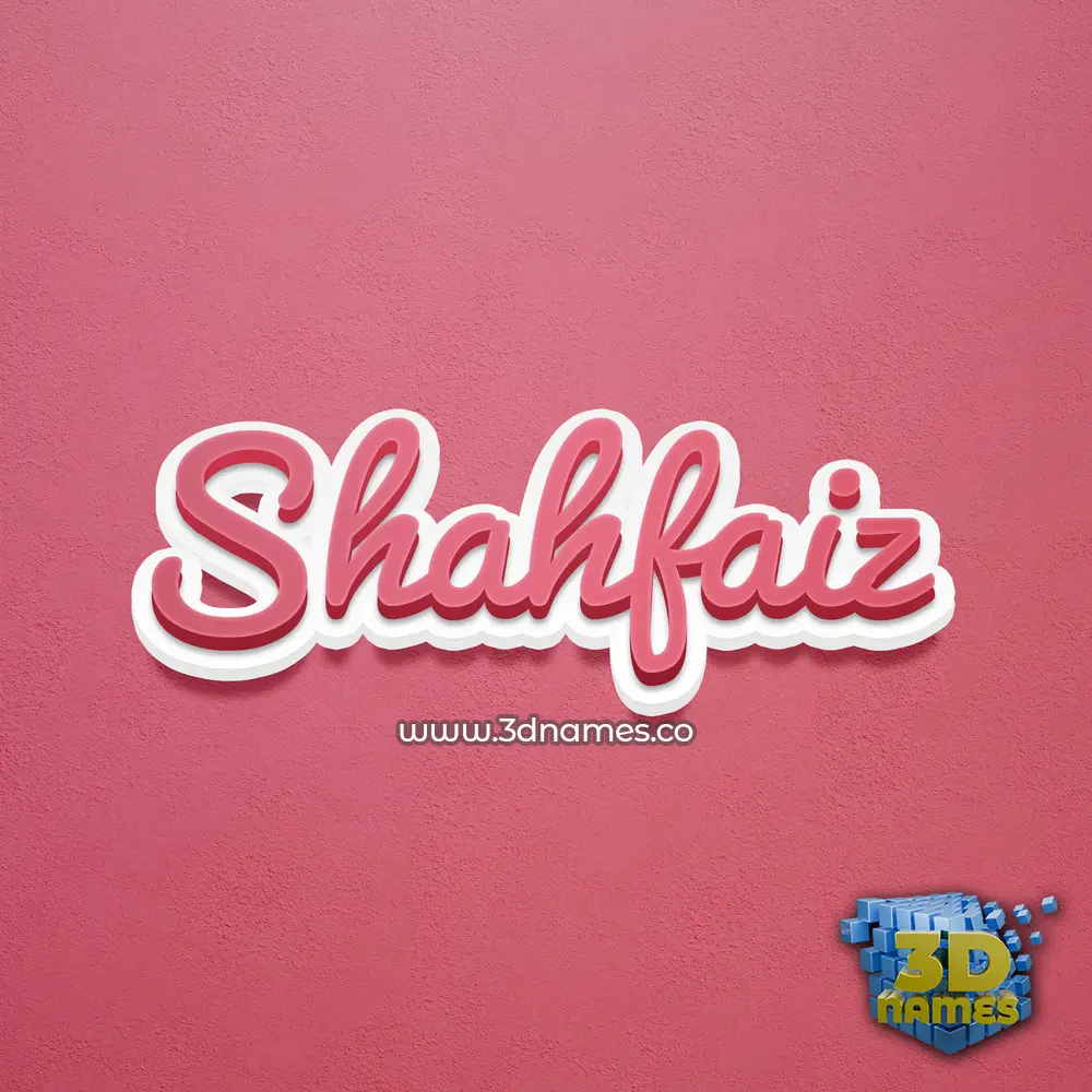 shahfaiz in Red Scribble style - 3D name wallpaper shahfaiz in Red Scribble style - 3D name wallpaper