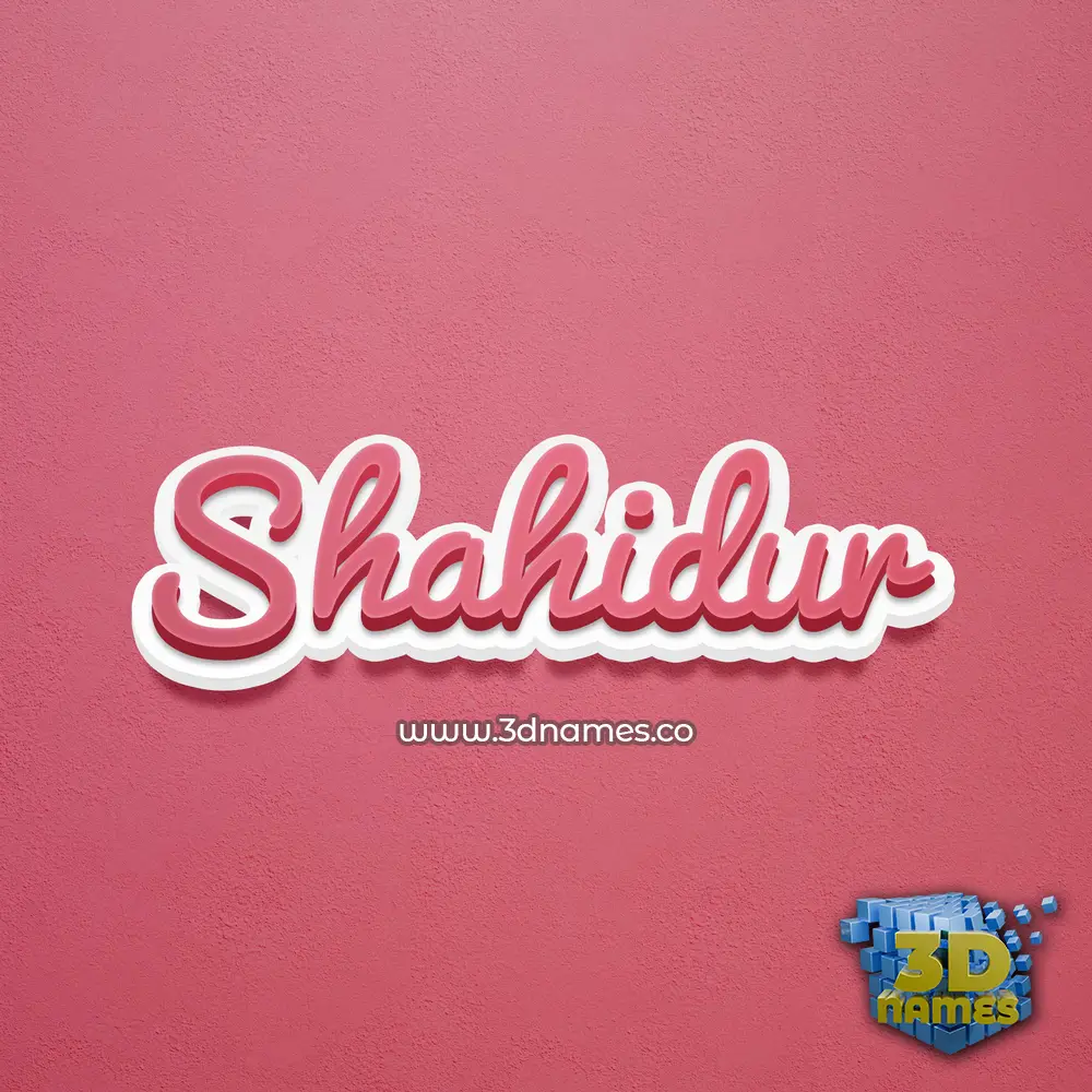 shahidur in Red Scribble style - 3D name wallpaper shahidur in Red Scribble style - 3D name wallpaper