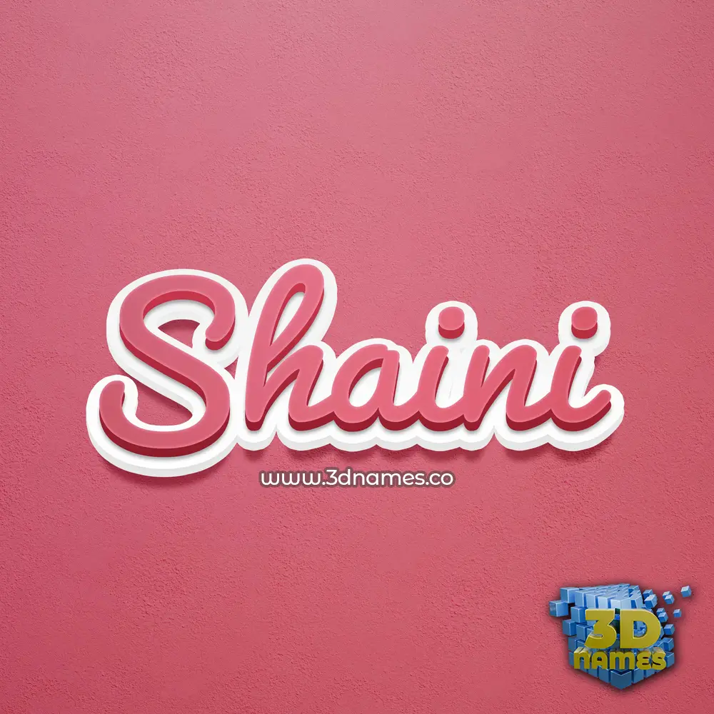 shaini in Red Scribble style - 3D name wallpaper shaini in Red Scribble style - 3D name wallpaper