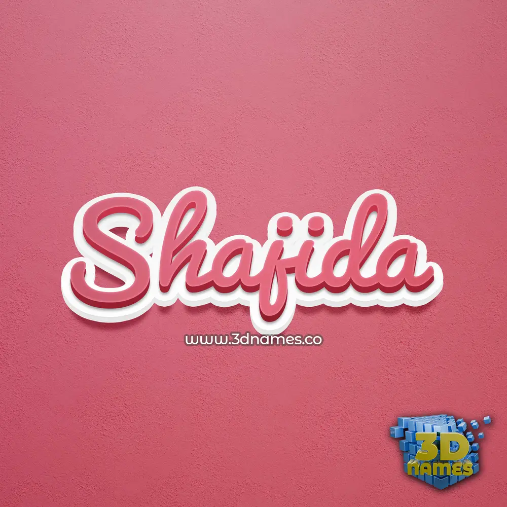 shajida in Red Scribble style - 3D name wallpaper shajida in Red Scribble style - 3D name wallpaper
