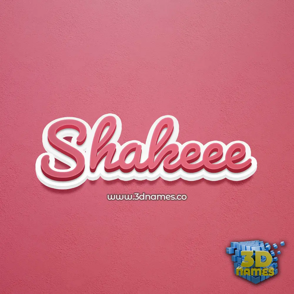 shakeee in Red Scribble style - 3D name wallpaper shakeee in Red Scribble style - 3D name wallpaper
