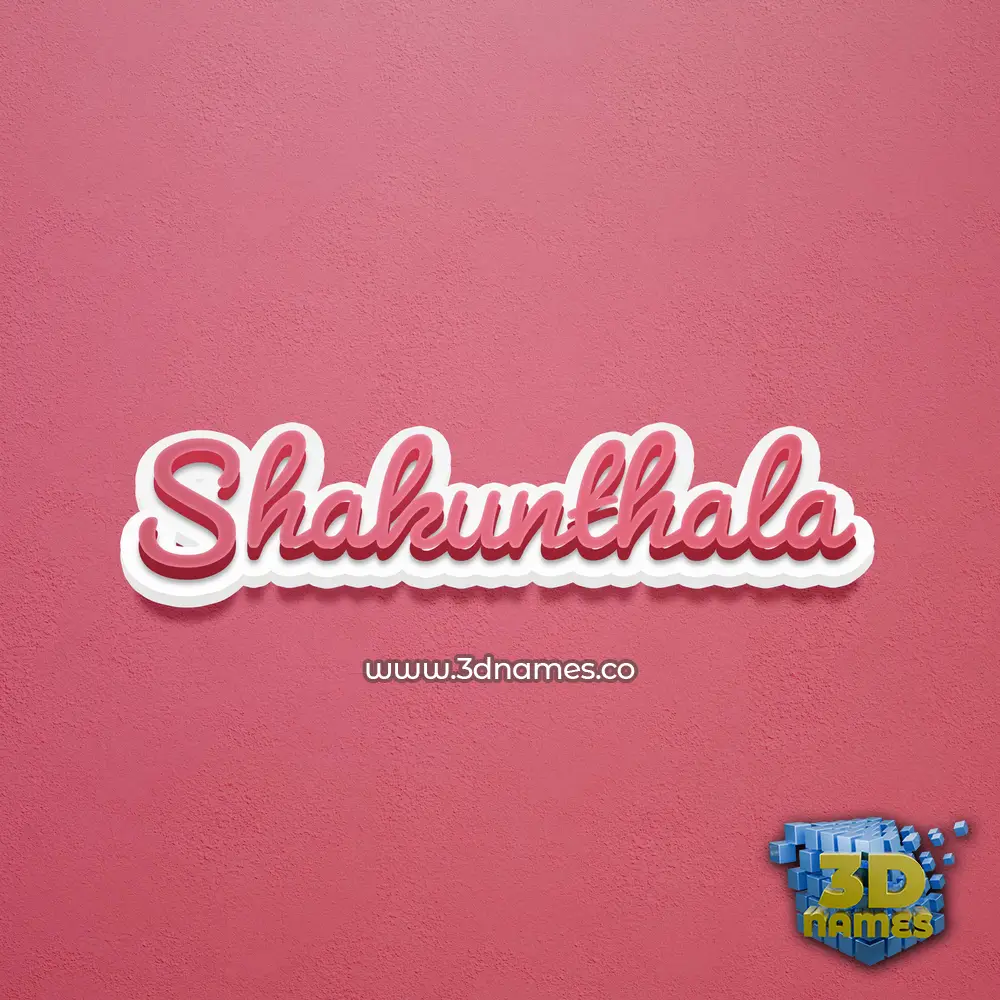 shakunthala in Red Scribble style - 3D name wallpaper shakunthala in Red Scribble style - 3D name wallpaper