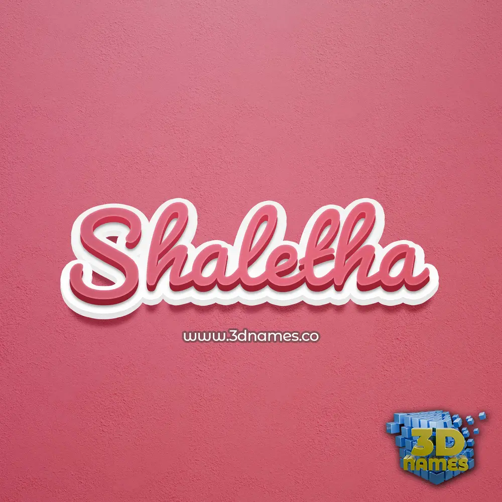shaletha in Red Scribble style - 3D name wallpaper shaletha in Red Scribble style - 3D name wallpaper