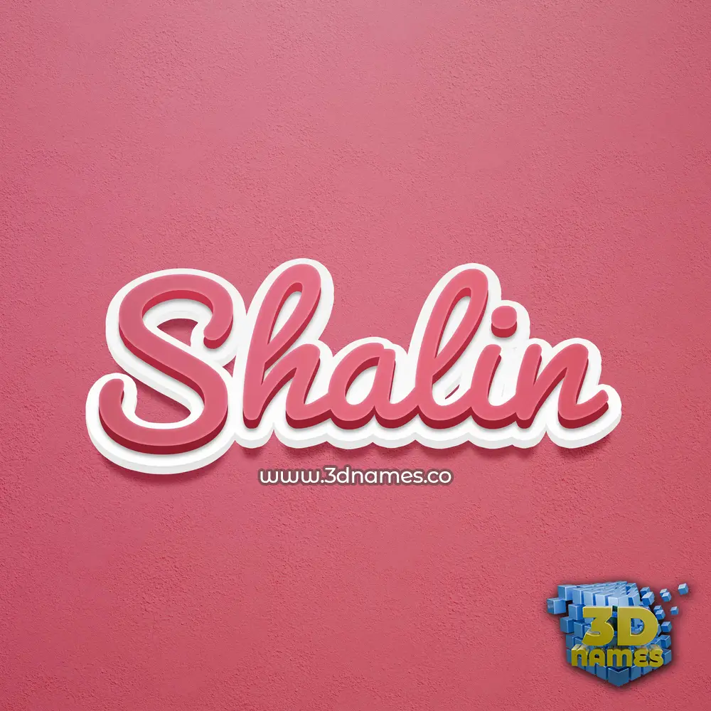 shalin in Red Scribble style - 3D name wallpaper shalin in Red Scribble style - 3D name wallpaper