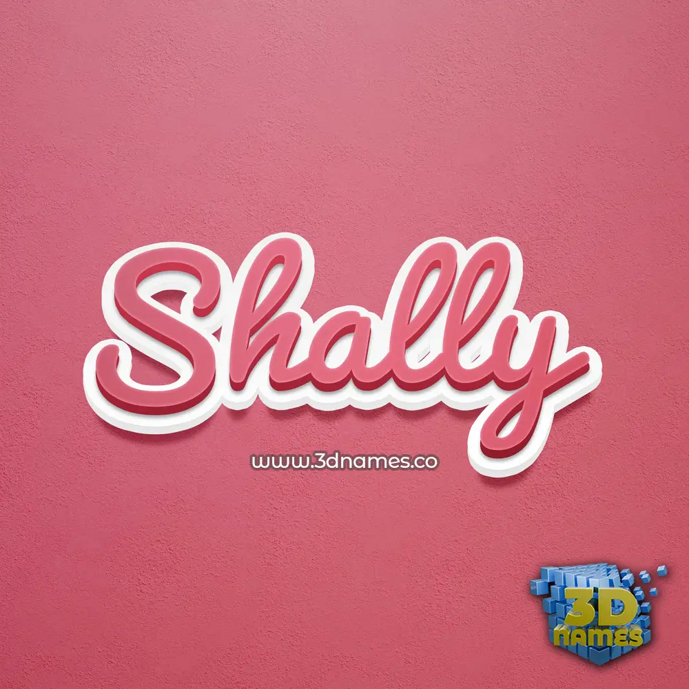 shally in Red Scribble style - 3D name wallpaper shally in Red Scribble style - 3D name wallpaper