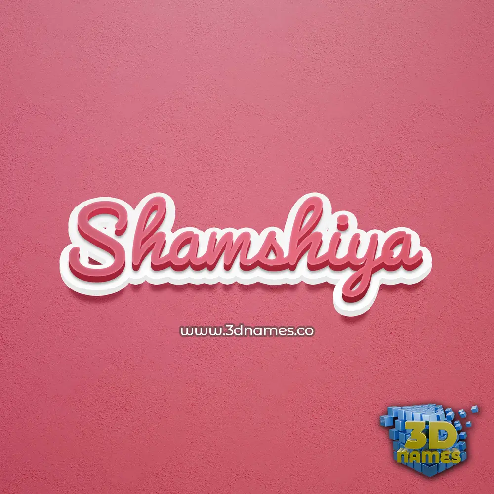 shamshiya in Red Scribble style - 3D name wallpaper shamshiya in Red Scribble style - 3D name wallpaper