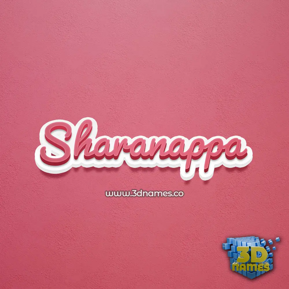 sharanappa in Red Scribble style - 3D name wallpaper sharanappa in Red Scribble style - 3D name wallpaper