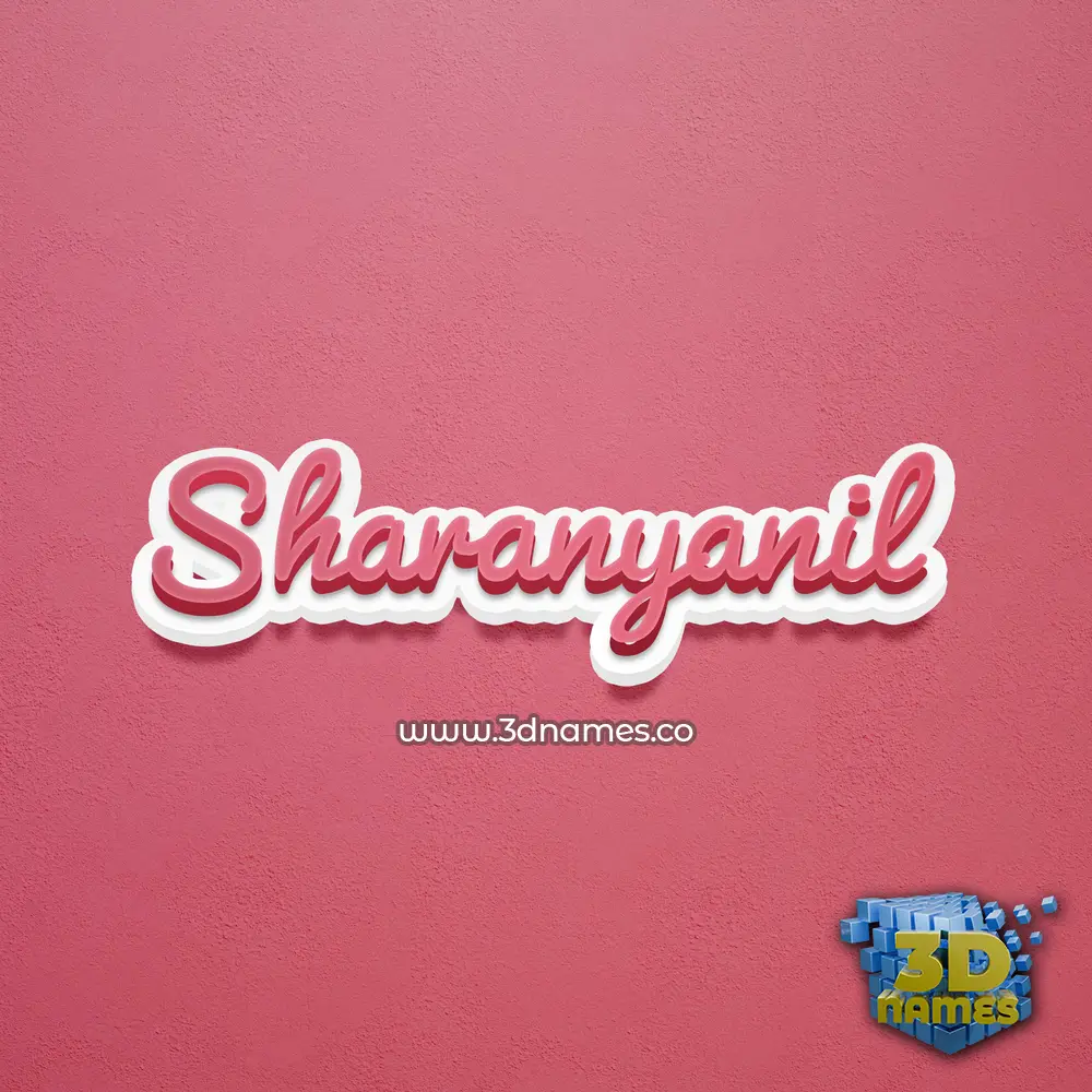 sharanyanil in Red Scribble style - 3D name wallpaper sharanyanil in Red Scribble style - 3D name wallpaper