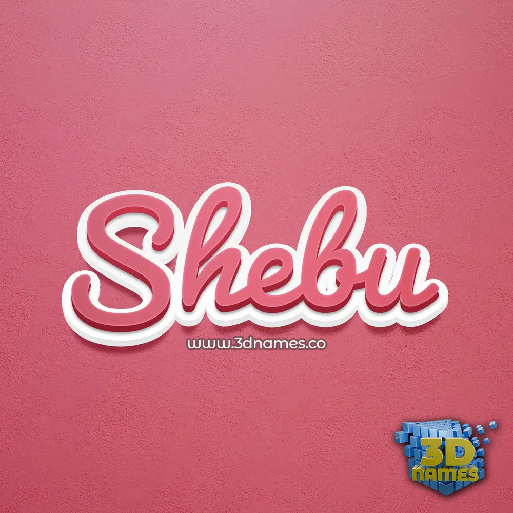 shebu in Red Scribble style - 3D name wallpaper shebu in Red Scribble style - 3D name wallpaper