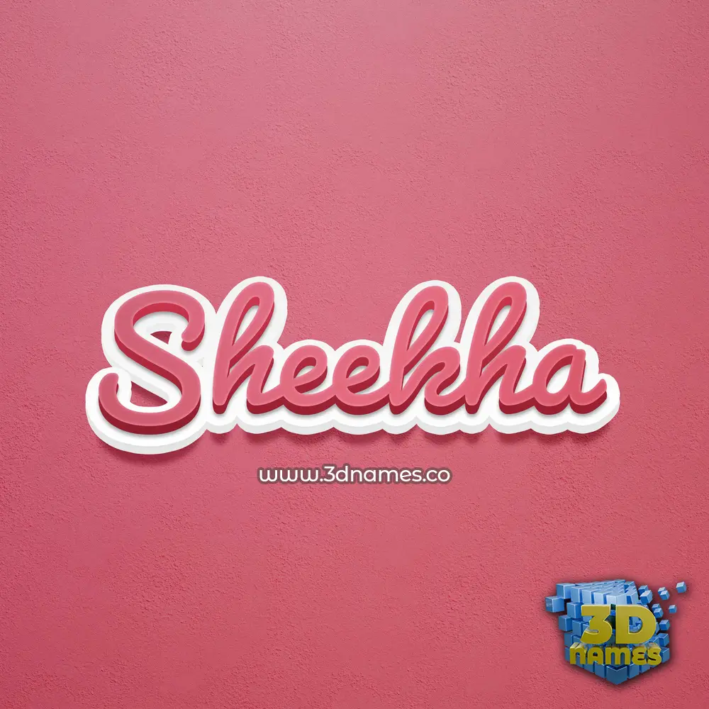 sheekha in Red Scribble style - 3D name wallpaper sheekha in Red Scribble style - 3D name wallpaper