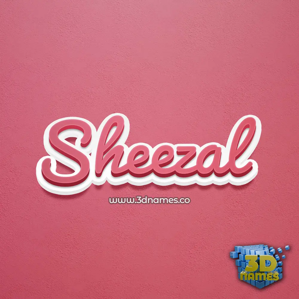 sheezal in Red Scribble style - 3D name wallpaper sheezal in Red Scribble style - 3D name wallpaper