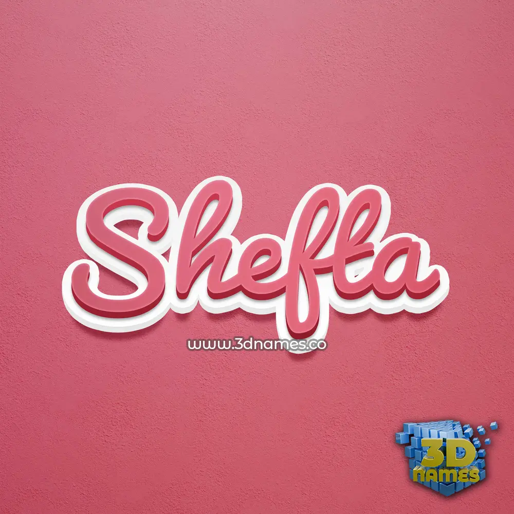 shefta in Red Scribble style - 3D name wallpaper shefta in Red Scribble style - 3D name wallpaper