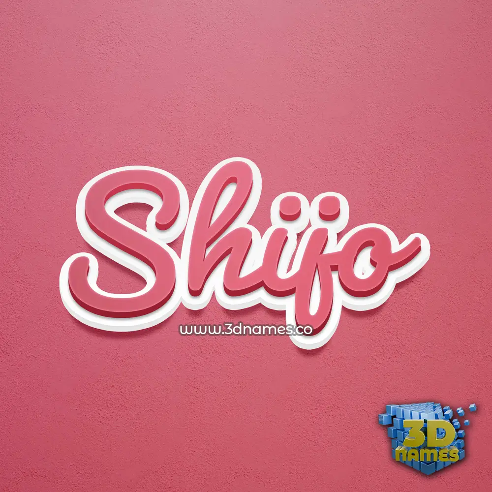 shijo in Red Scribble style - 3D name wallpaper shijo in Red Scribble style - 3D name wallpaper