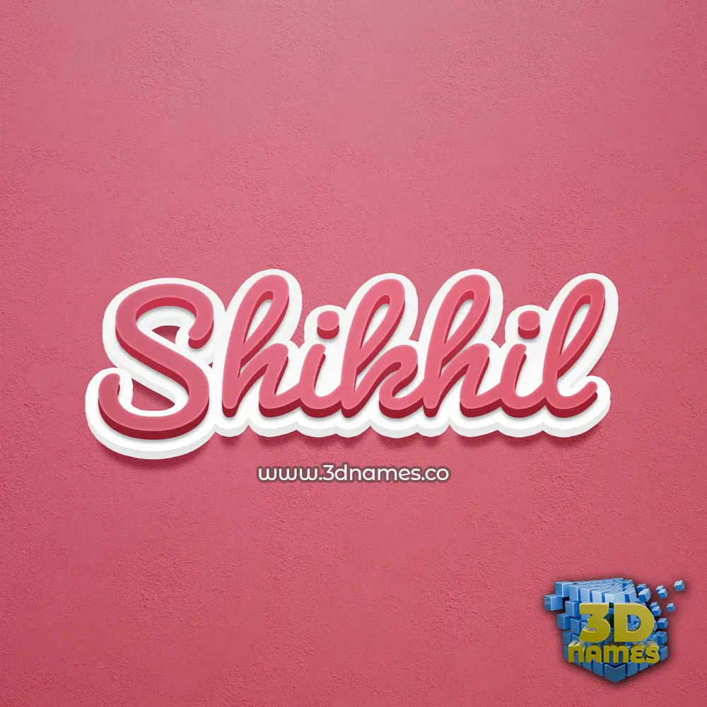 shikhil in Red Scribble style - 3D name wallpaper shikhil in Red Scribble style - 3D name wallpaper