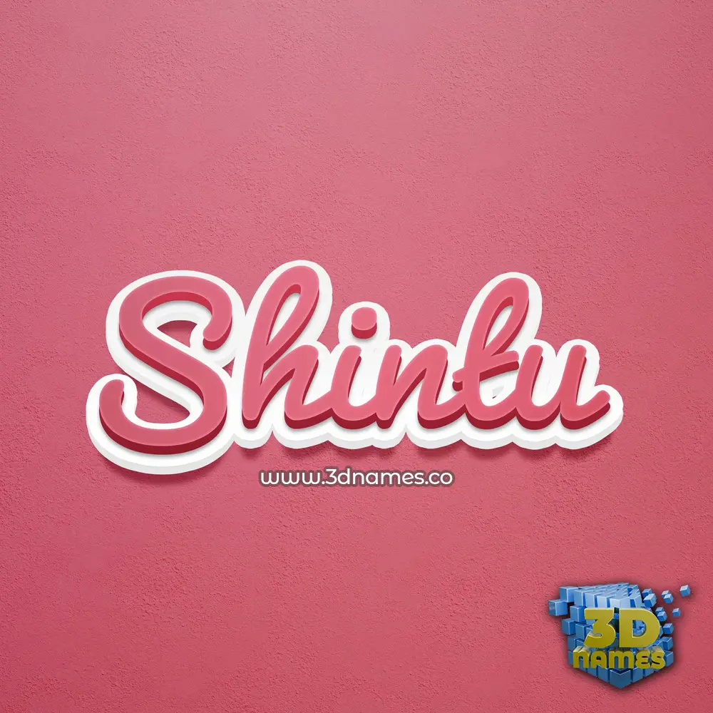 shintu in Red Scribble style - 3D name wallpaper shintu in Red Scribble style - 3D name wallpaper