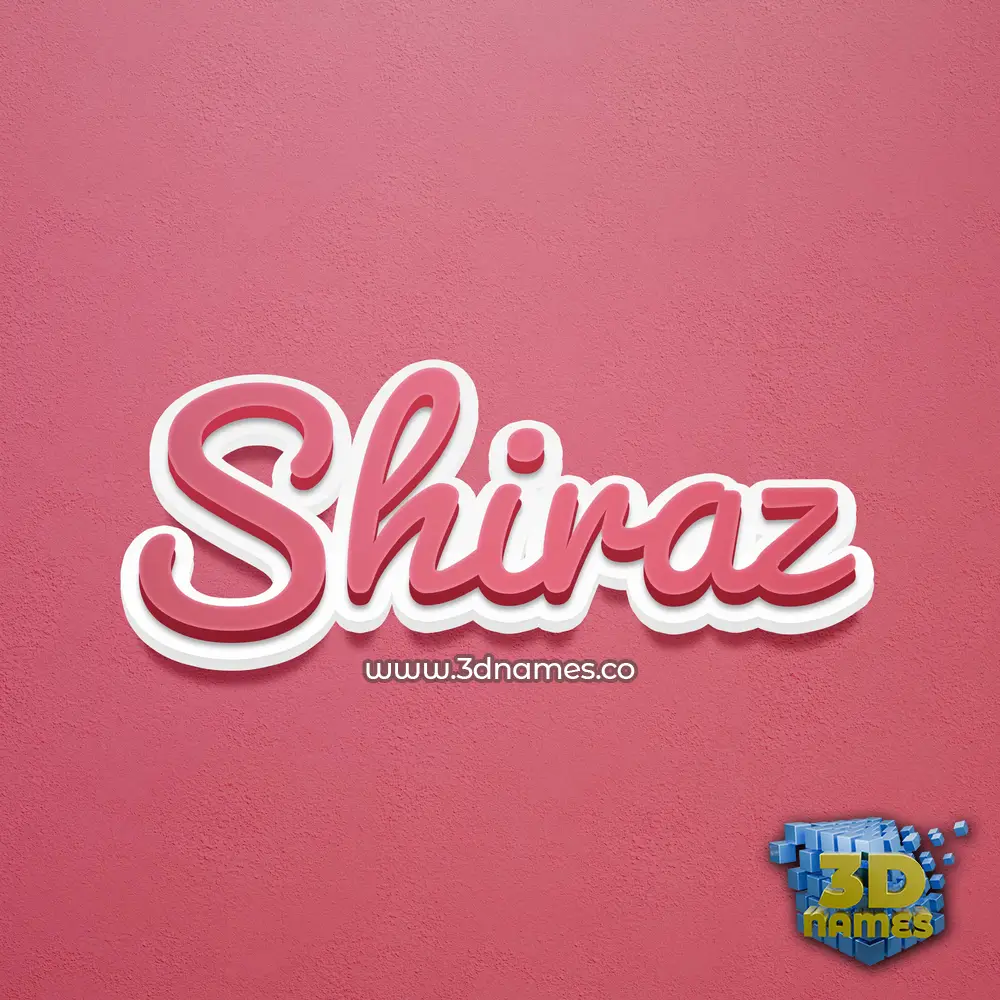 shiraz in Red Scribble style - 3D name wallpaper shiraz in Red Scribble style - 3D name wallpaper