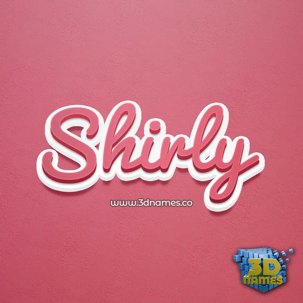 shirly in Red Scribble style - 3D name wallpaper shirly in Red Scribble style - 3D name wallpaper