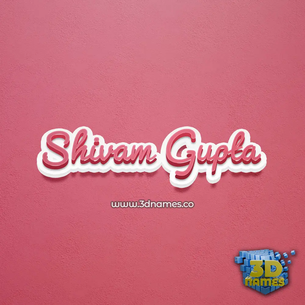 shivam gupta in Red Scribble style - 3D name wallpaper shivam gupta in Red Scribble style - 3D name wallpaper