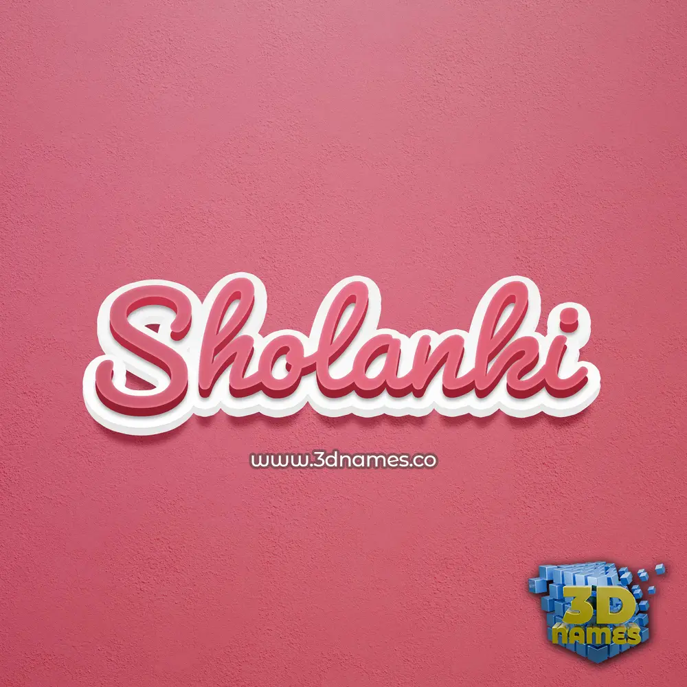 sholanki in Red Scribble style - 3D name wallpaper sholanki in Red Scribble style - 3D name wallpaper