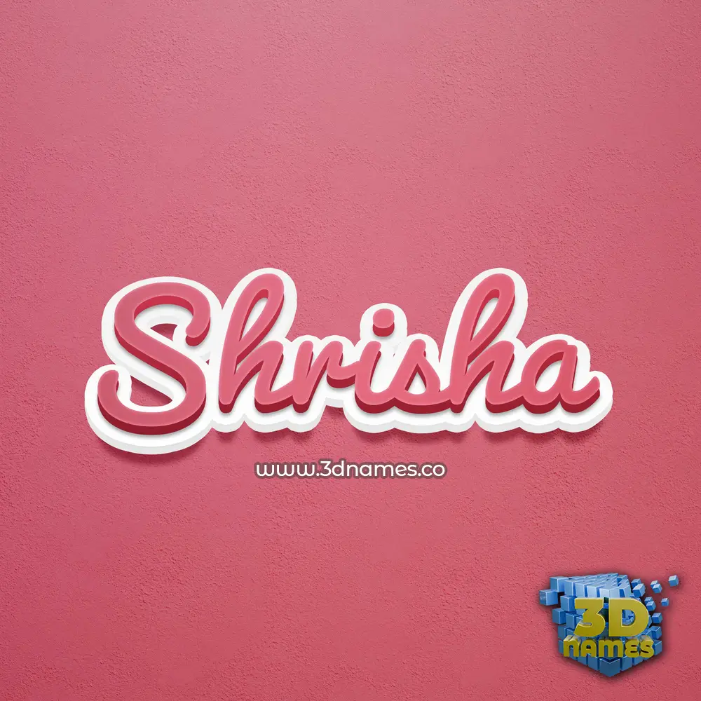 shrisha in Red Scribble style - 3D name wallpaper shrisha in Red Scribble style - 3D name wallpaper