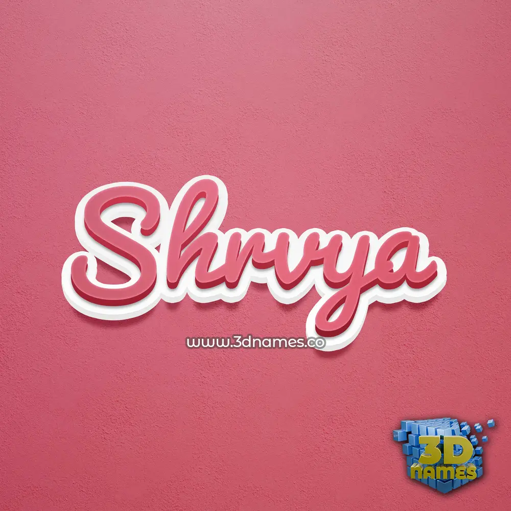 shrvya in Red Scribble style - 3D name wallpaper shrvya in Red Scribble style - 3D name wallpaper