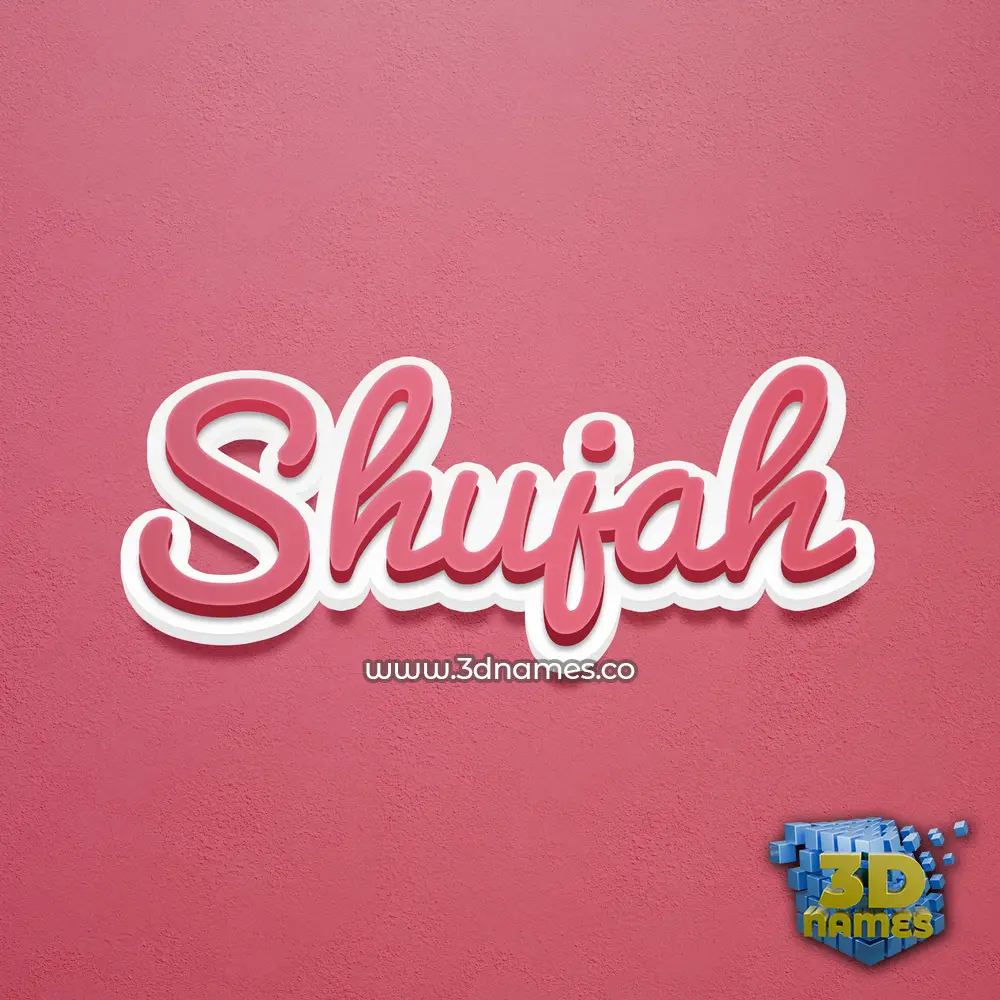 shujah in Red Scribble style - 3D name wallpaper shujah in Red Scribble style - 3D name wallpaper