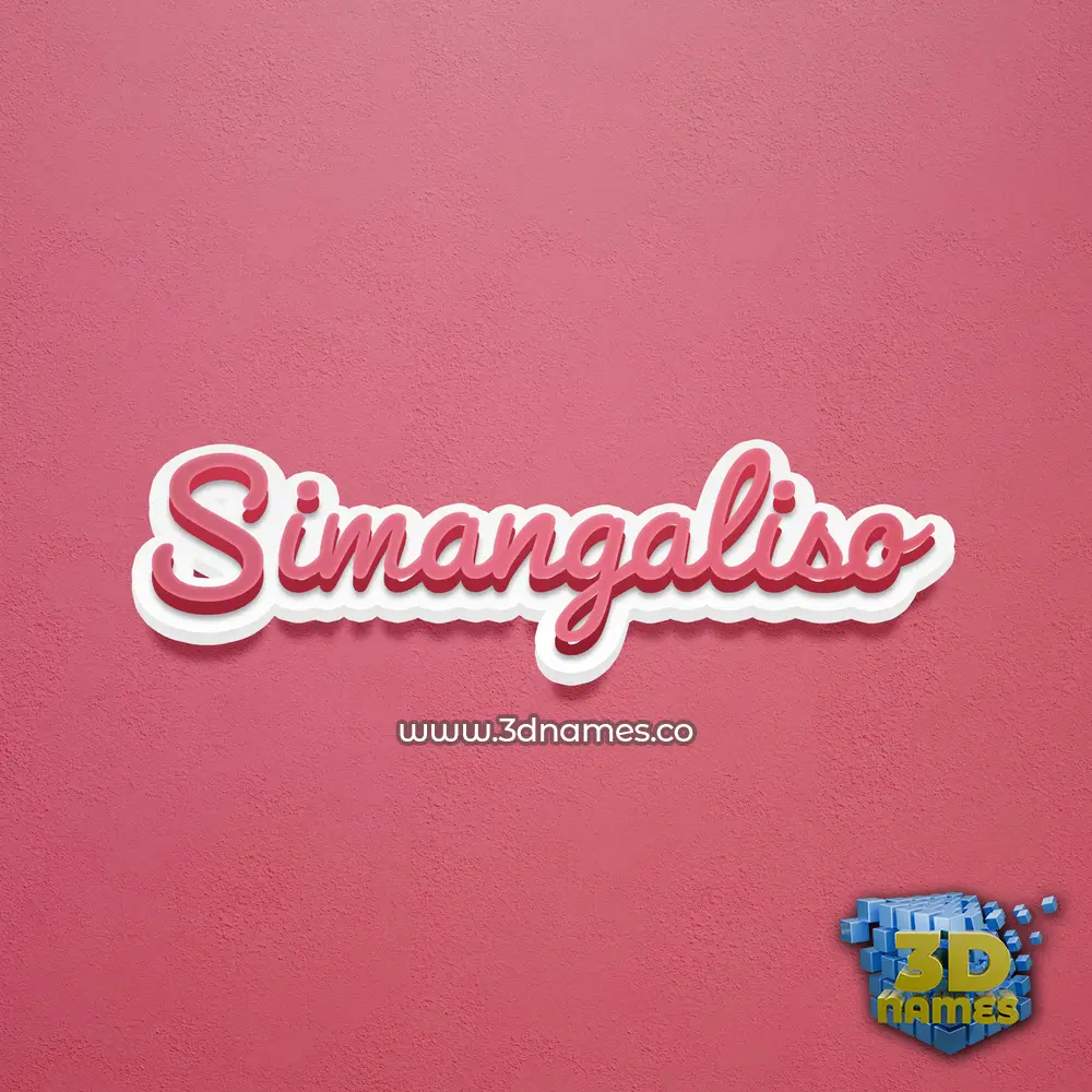 simangaliso in Red Scribble style - 3D name wallpaper simangaliso in Red Scribble style - 3D name wallpaper