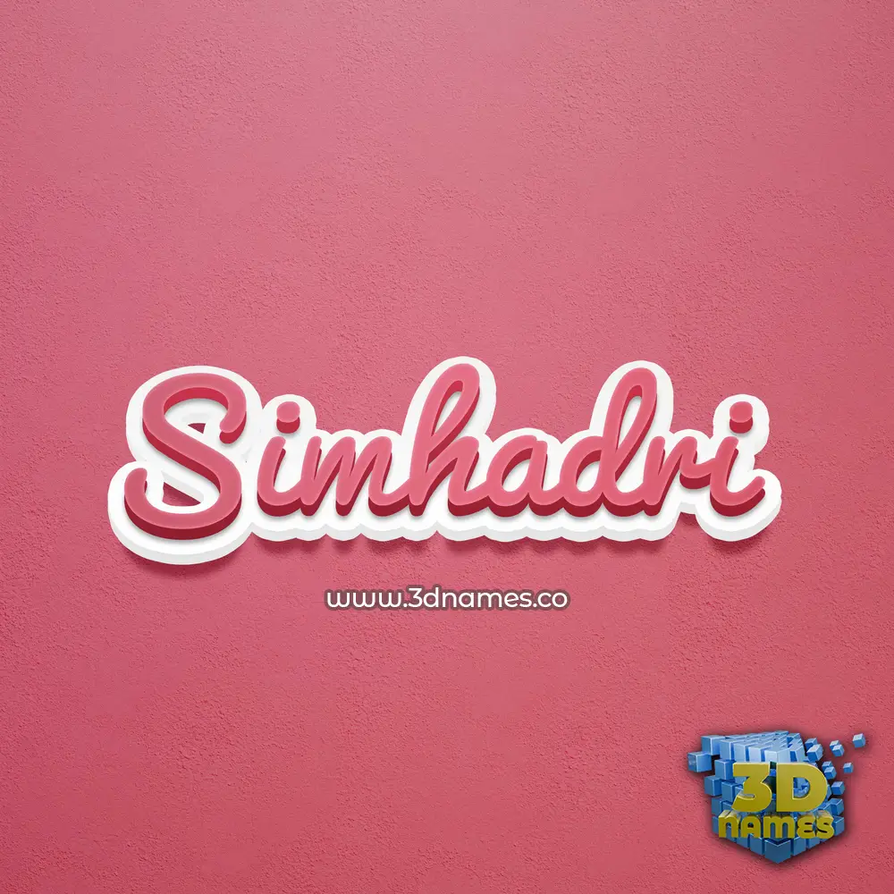 simhadri in Red Scribble style - 3D name wallpaper simhadri in Red Scribble style - 3D name wallpaper
