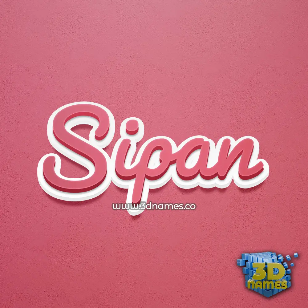 sipan in Red Scribble style - 3D name wallpaper sipan in Red Scribble style - 3D name wallpaper