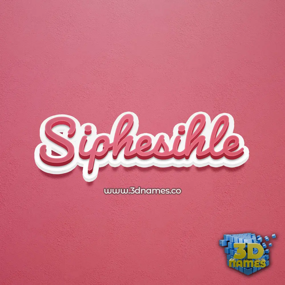 siphesihle in Red Scribble style - 3D name wallpaper siphesihle in Red Scribble style - 3D name wallpaper