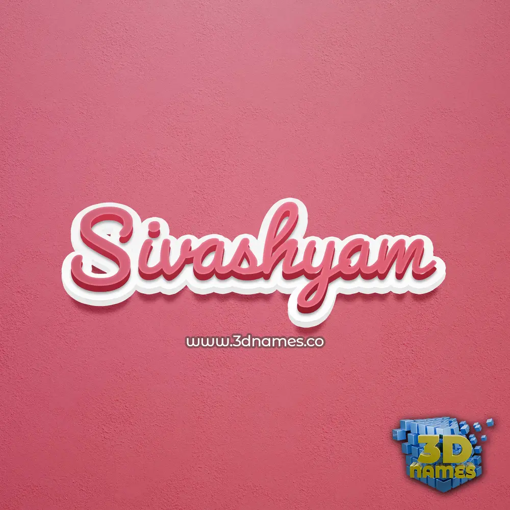 sivashyam in Red Scribble style - 3D name wallpaper sivashyam in Red Scribble style - 3D name wallpaper