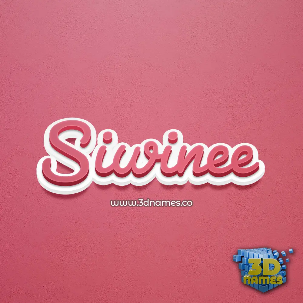 siwinee in Red Scribble style - 3D name wallpaper siwinee in Red Scribble style - 3D name wallpaper