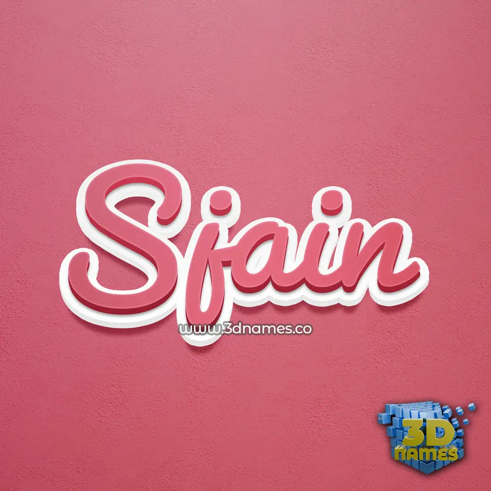 sjain in Red Scribble style - 3D name wallpaper sjain in Red Scribble style - 3D name wallpaper