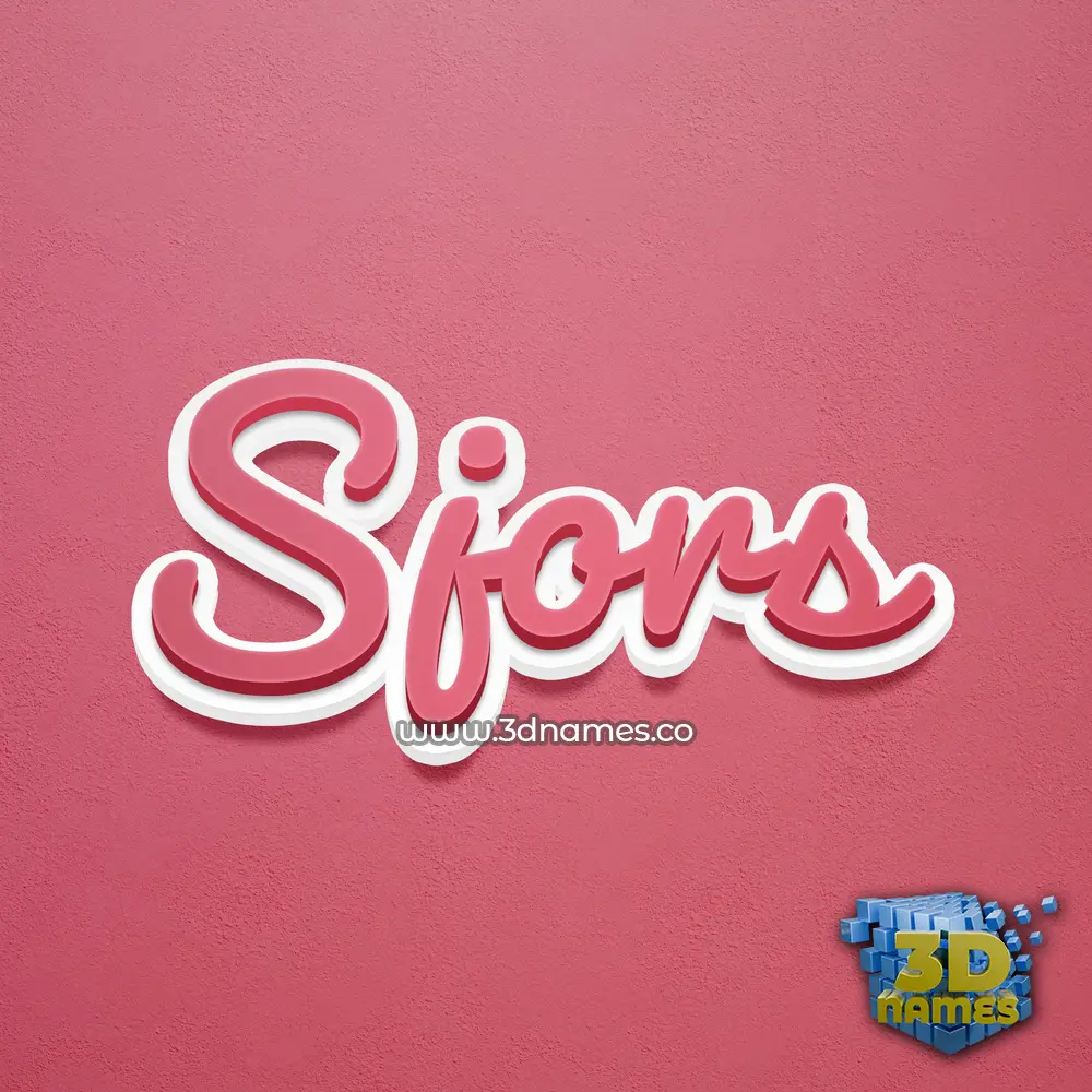 sjors in Red Scribble style - 3D name wallpaper sjors in Red Scribble style - 3D name wallpaper