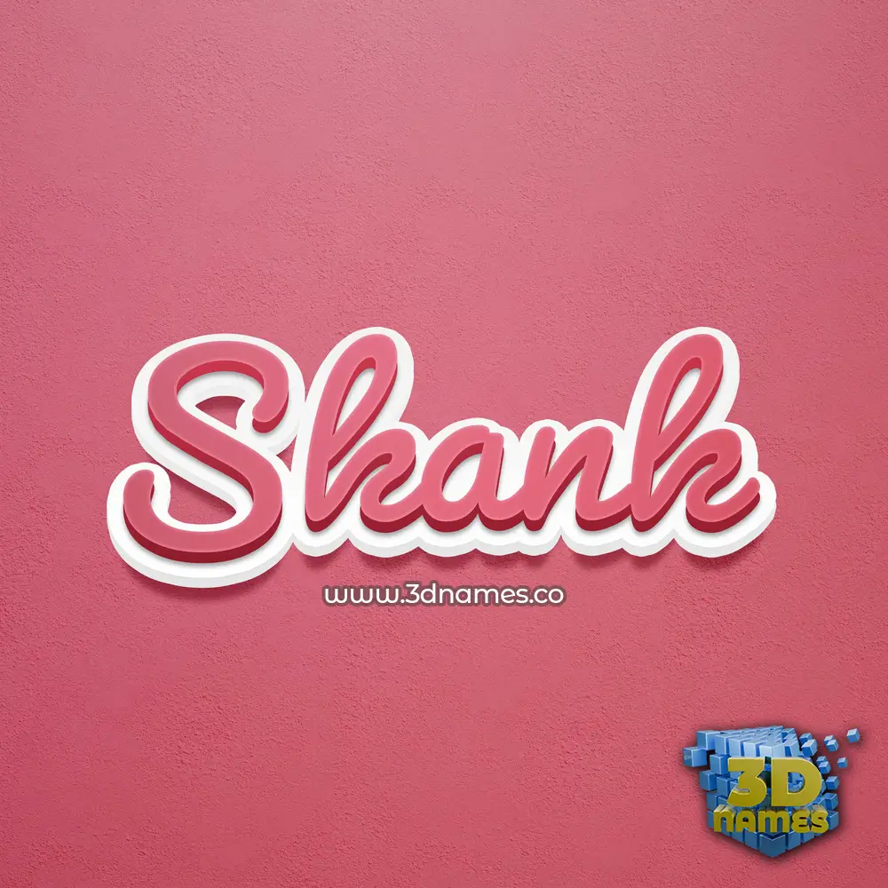 skank in Red Scribble style - 3D name wallpaper skank in Red Scribble style - 3D name wallpaper