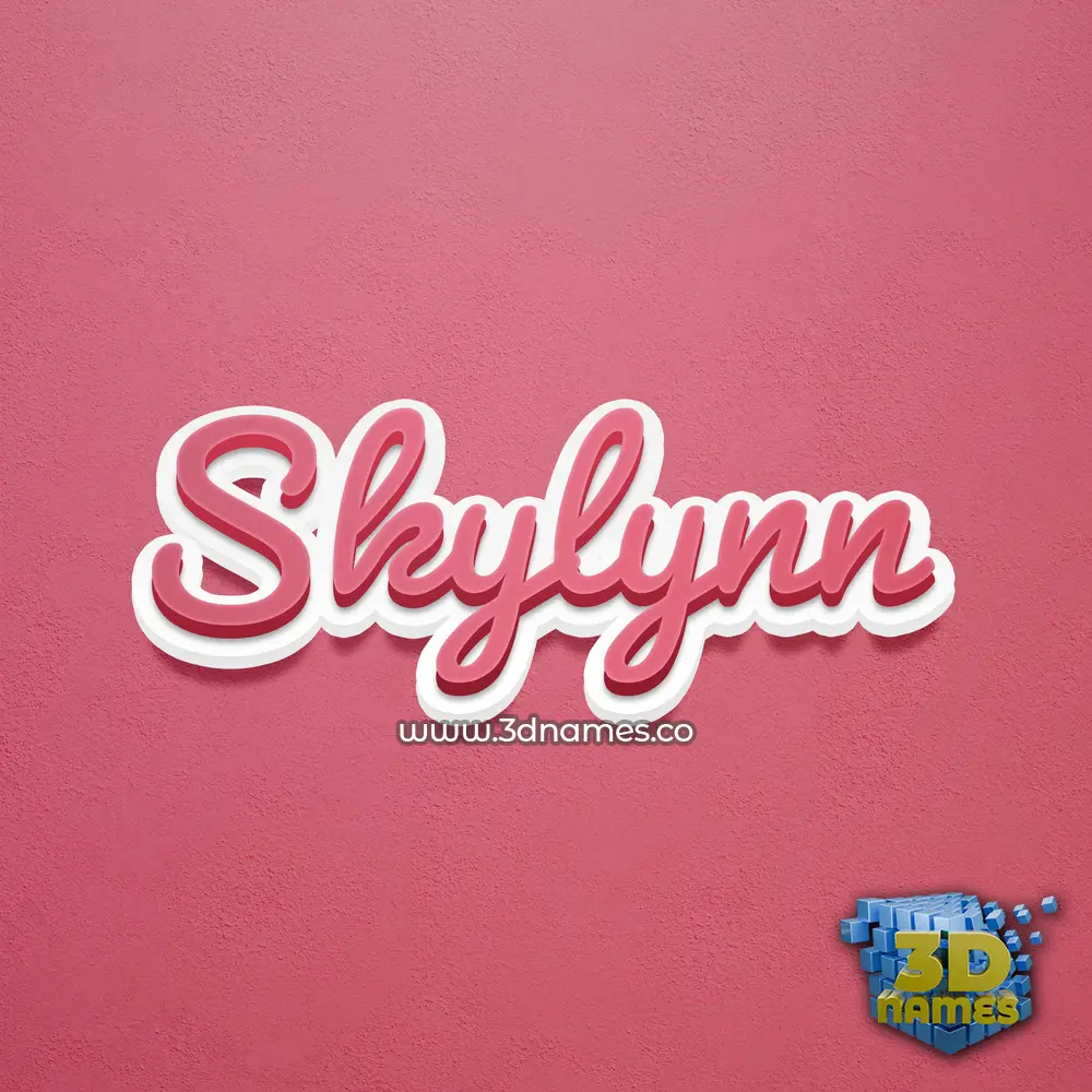skylynn in Red Scribble style - 3D name wallpaper skylynn in Red Scribble style - 3D name wallpaper