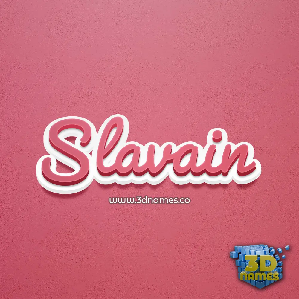 slavain in Red Scribble style - 3D name wallpaper slavain in Red Scribble style - 3D name wallpaper