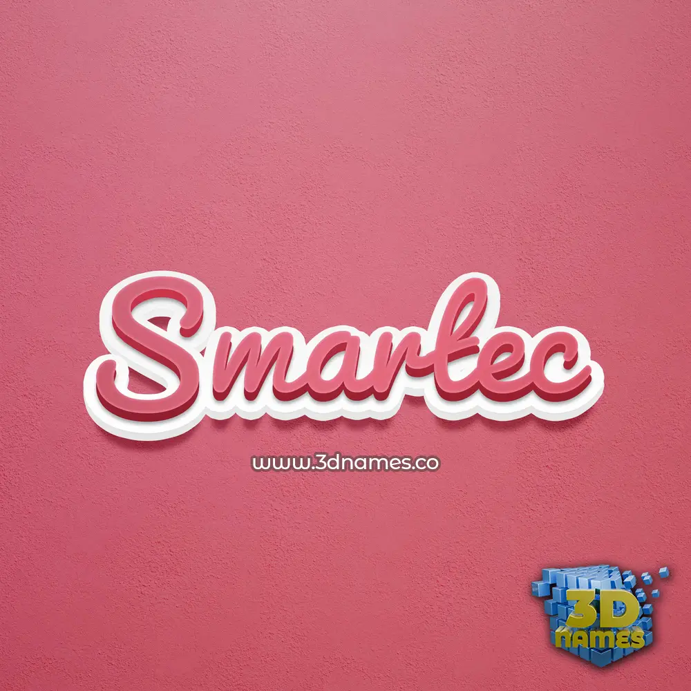 smartec in Red Scribble style - 3D name wallpaper smartec in Red Scribble style - 3D name wallpaper