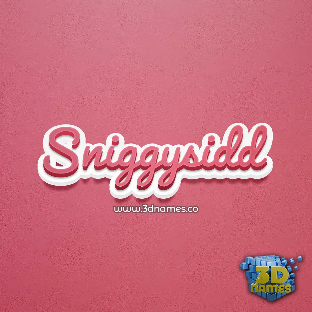 sniggysidd in Red Scribble style - 3D name wallpaper sniggysidd in Red Scribble style - 3D name wallpaper